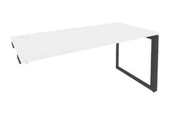 Приставной стол к тумбе O.MO-SPR-4.8 Антрацит/Белый бриллиант в Шахтах