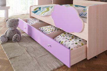 Двухъярусная детская кровать Соник 1.6 с ящиком, Ясень Шимо в Батайске - предосмотр 1