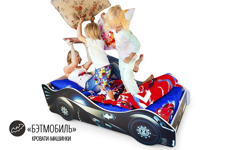 Кровать-машина детская Бэтмобиль в Ростове-на-Дону - изображение 1