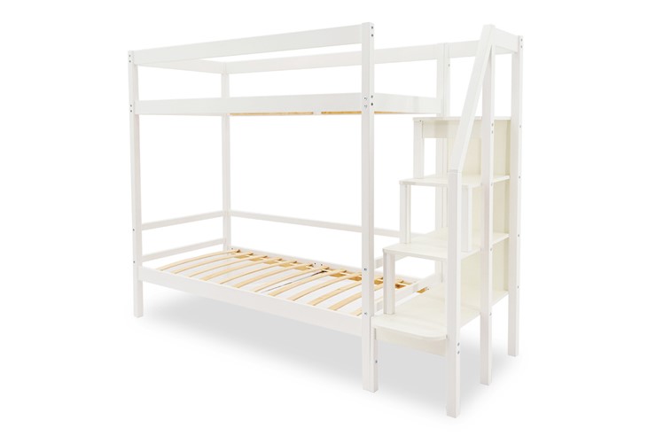 Двухъярусная кровать Svogen белый в Батайске - изображение 1
