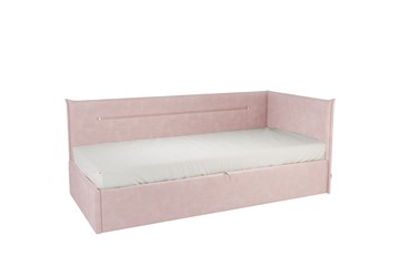 Кровать детская 0.9 Альба (Тахта), нежно-розовый (велюр) в Таганроге