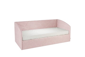 Кроватка 0.9 Бест (Софа), нежно-розовый (велюр) в Батайске