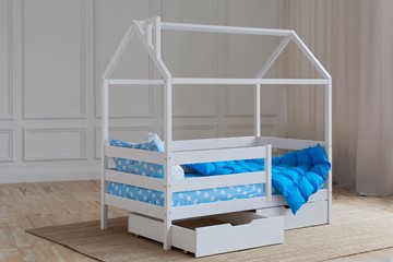 Детская кровать Домик с ящиками, цвет белый в Таганроге - предосмотр 2