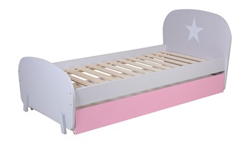 Кровать в детскую POLINI Kids Mirum 1915 Серый / розовый в Батайске
