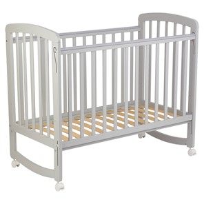 Кроватка для новорожденных POLINI Kids Simple 304 Серый в Шахтах
