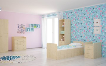Детская кровать с комодом POLINI Kids Simple 1100 Натуральный в Шахтах - предосмотр 4