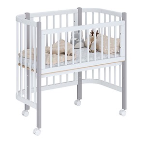 Детская кровать POLINI Kids Simple 105 Белый / Серый в Шахтах - предосмотр