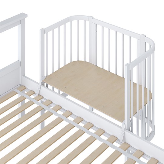 Детская кровать POLINI Kids Simple 105 Белый в Шахтах - изображение 2
