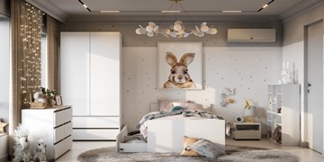 Гарнитур детской мебели Токио, белый текстурный в Ростове-на-Дону