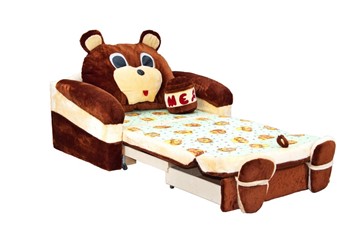 Диван детский Медведь с подушкой, ширина 120 см в Шахтах - предосмотр 2