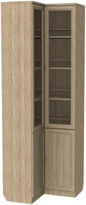 Шкаф угловой 211, цвет Дуб Сонома в Шахтах - изображение