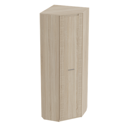 Угловой распашной шкаф Элана, Дуб сонома 720х720х208 в Таганроге - изображение