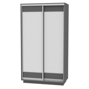 Шкаф 2-х дверный Весенний HK1, 2155х1200х600 (D2D2), Графит в Шахтах - предосмотр