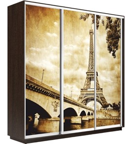 Шкаф трехдверный Экспресс 1800х600х2400, Париж/венге в Батайске