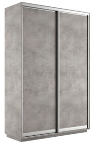 Шкаф 2-створчатый Экспресс (ДСП) 1200х450х2400, бетон в Батайске