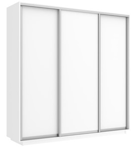 Шкаф 3-дверный Экспресс (ДСП) 2100х600х2200, белый снег в Шахтах