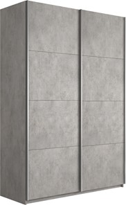 Шкаф 2-х дверный Прайм (ДСП/ДСП) 1400x570x2300, бетон в Батайске