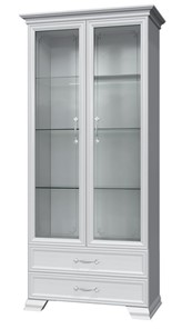 Шкаф-витрина Грация ШР-2, белый, 2 стекла в Каменск-Шахтинском