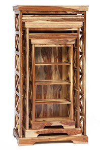 Шкафы для книг Бомбей - 0761A (набор 3 шт.) палисандр, натуральный (natural) арт.10047 в Таганроге