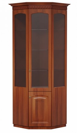 Угловой шкаф Гармония-4, витрина МЦН в Шахтах - изображение