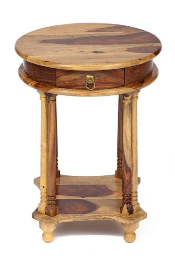 Кофейный столик Бомбей - 1149  палисандр, 45*45*60, натуральный (natural) арт.10049 в Батайске - изображение 2