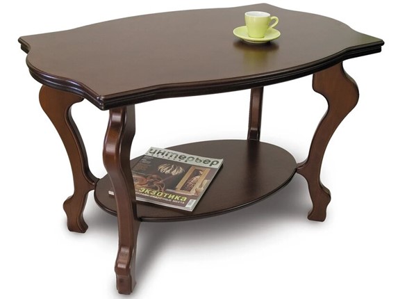 Журнальный столик Берже 1 (темно-коричневый) в Шахтах - изображение