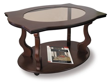 Журнальный столик Берже 3С (темно-коричневый) в Шахтах
