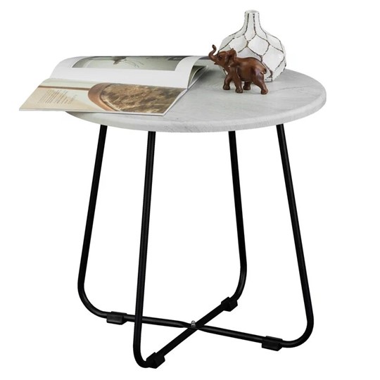 Круглый столик BeautyStyle-14 (дуб дымчатый/черный) в Шахтах - изображение 10