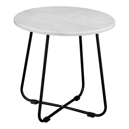 Круглый столик BeautyStyle-14 (дуб дымчатый/черный) в Шахтах - изображение