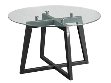 Стеклянный столик Рилле-445 (серый графит) в Батайске