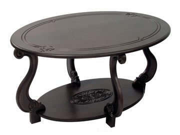 Овальный столик Овация-М (Темно-коричневый) в Шахтах