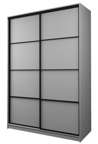 Шкаф MAX МШ-23-6-18-11, Профиль Черный/Цвет Серый в Батайске - предосмотр