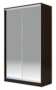Шкаф-купе 2-х створчатый 2400х1500х620 Хит-24-15-88, Матовое стекло, Венге в Шахтах