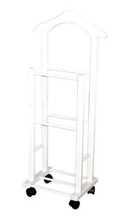 Вешалка для одежды напольная 46х30х109ю,Полиуретан белый в Шахтах - изображение