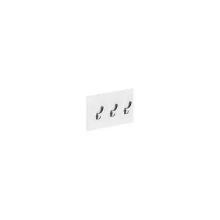 Вешалка с крючками KANN KHP 530 500х95х300 мм. Белый в Шахтах - изображение