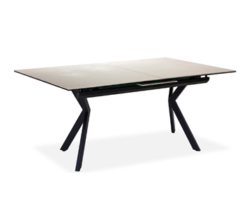 Кухонный стол раскладной Бордо 2CX 160х90 (Oxide Avorio/Графит) в Шахтах