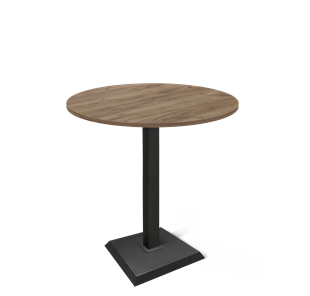 Барный стол SHT-TU5-BS2/H110 / SHT-TT 90 ЛДСП (дуб галифакс табак/черный) в Шахтах