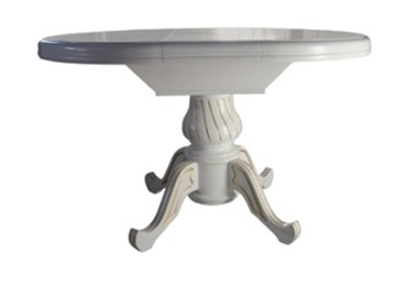 Кухонный раскладной стол Ф-100(130), на одной ножке, (стандартная покраска) в Шахтах - предосмотр 2