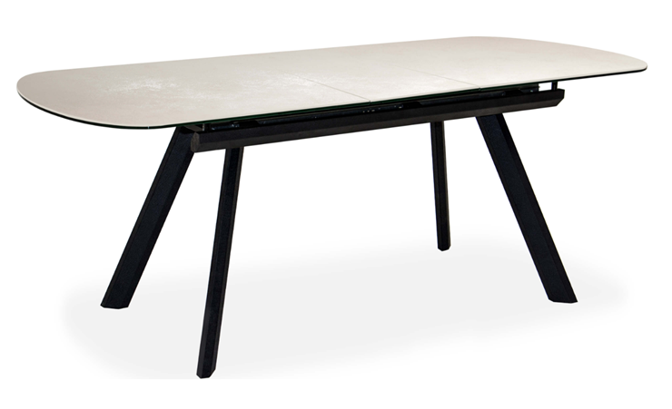 Кухонный раздвижной стол Шамони 2CQ 160х90 (Oxide Avorio/Графит) в Шахтах - изображение 1