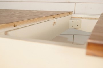 Кухонный раздвижной стол Leontina (ST9338) Бежевый в Шахтах - предосмотр 6