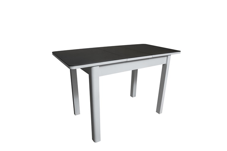 Кухонный раскладной стол Айсберг-1СТ белое-черное в Шахтах - изображение 1