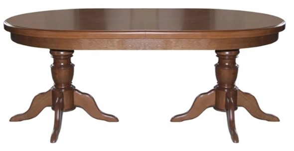 Стол раздвижной 2,0(2,5)х1,1 на двух тумбах, (патина) в Шахтах - изображение