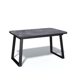 Кухонный стол раздвижной AZ1200 (черный/керамика мрамор черный) в Шахтах