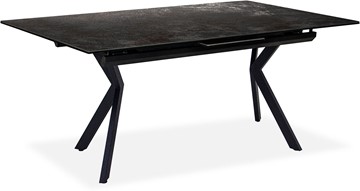 Кухонный раздвижной стол Бордо 3CX 180х95 (Oxide Nero/Графит) в Шахтах - предосмотр