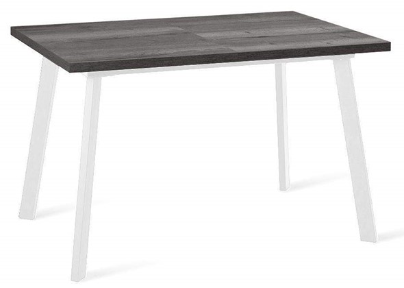 Кухонный раскладной стол Dikline HB120 Сосна Пасадена/ножки белые в Шахтах - изображение