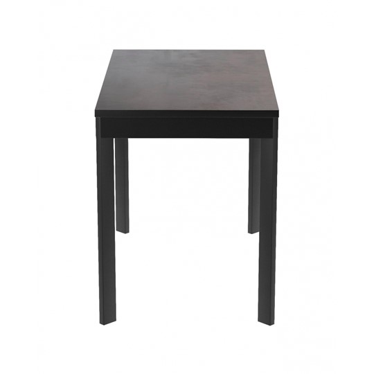 Кухонный стол раздвижной Dikline L110 Хромикс бронза/ножки черные в Шахтах - изображение 1