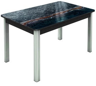 Раздвижной стол Гамбург исп. 2, ноги метал. крашеные №23 (Exclusive h138/черный) в Шахтах