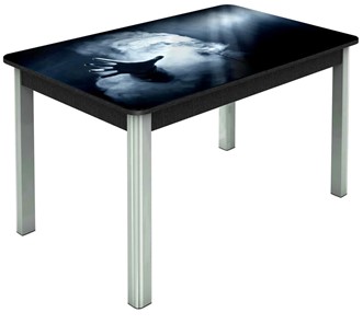 Раздвижной стол Гамбург исп. 2, ноги метал. крашеные №23 (Exclusive h165/черный) в Шахтах
