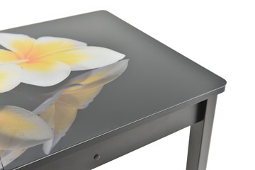 Кухонный стол раскладной Гамбург Мини, ноги метал. крашеные №23 (Exclusive h103/венге) в Шахтах - предосмотр 10