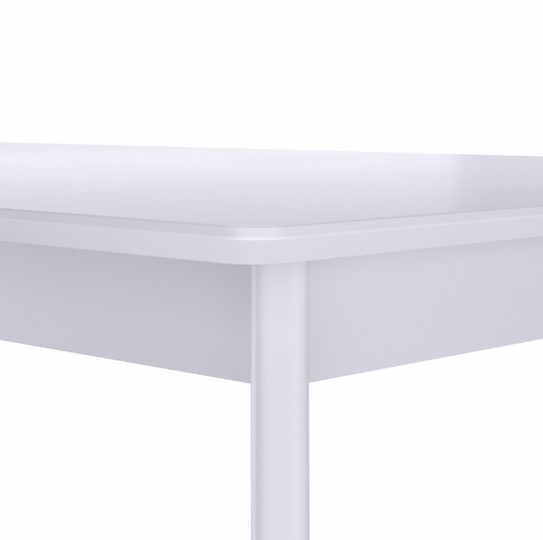 Кухонный стол раскладной Пегас Classic Plus 120, Белый в Таганроге - изображение 3